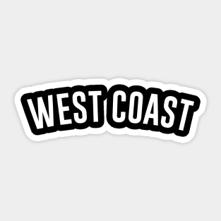 West Coast Sticker